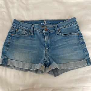 7 For All Mankind Denim Shorts (Size 26)